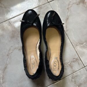 TOD'S Women's Black Ballet Flats